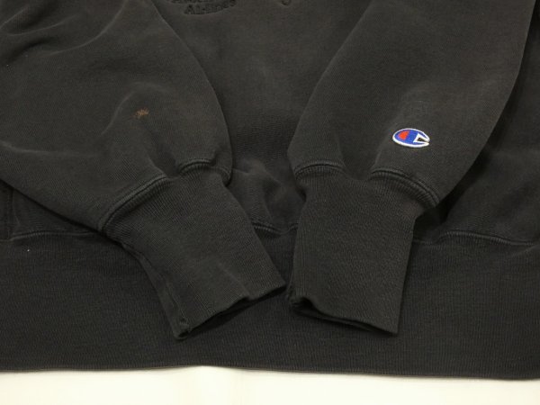 画像7: 90s Champion REVERSE WEAVE SWEAT BLACK FADE MADE IN USA (7)