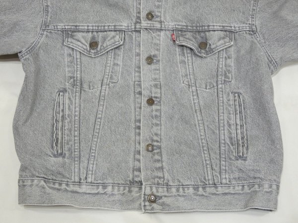 画像7: 80s Levi's 70507-4853 YARN DYED GRAY DENIM JACKET GJ MADE IN USA (7)