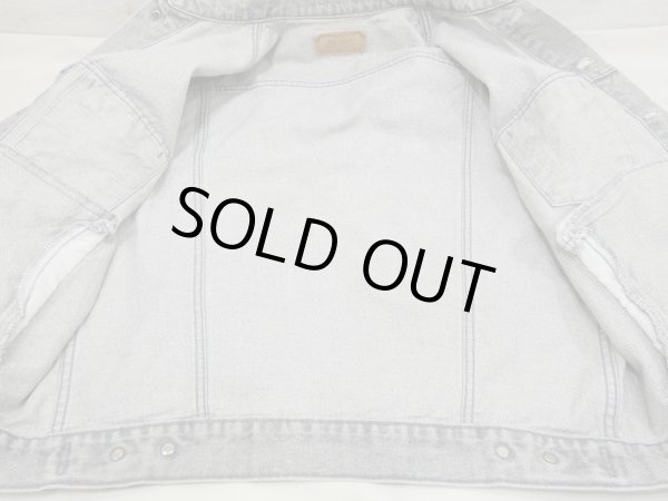 画像11: 80s Levi's 70507-4853 YARN DYED GRAY DENIM JACKET GJ MADE IN USA (11)