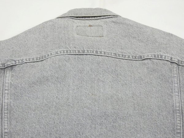 画像14: 80s Levi's 70507-4853 YARN DYED GRAY DENIM JACKET GJ MADE IN USA (14)