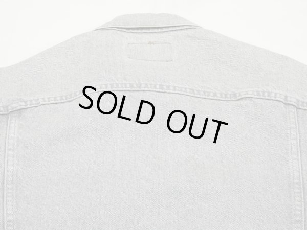 画像14: 80s Levi's 70507-4853 YARN DYED GRAY DENIM JACKET GJ MADE IN USA (14)