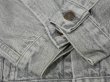 画像10: 80s Levi's 70507-4853 YARN DYED GRAY DENIM JACKET GJ MADE IN USA (10)