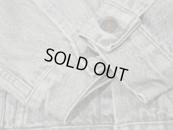 画像10: 80s Levi's 70507-4853 YARN DYED GRAY DENIM JACKET GJ MADE IN USA (10)