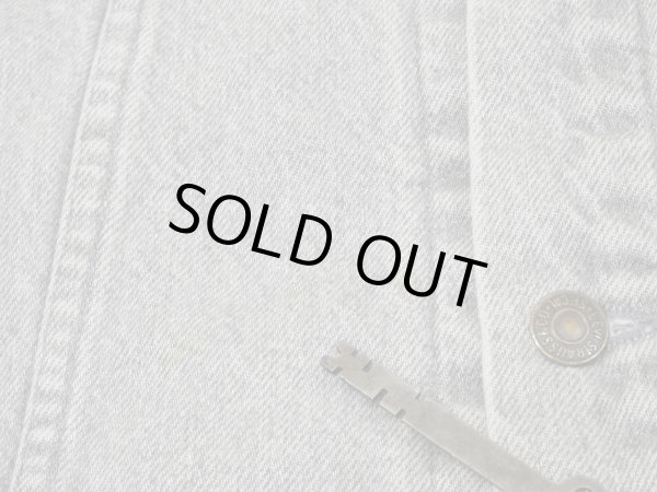 画像8: 80s Levi's 70507-4853 YARN DYED GRAY DENIM JACKET GJ MADE IN USA (8)