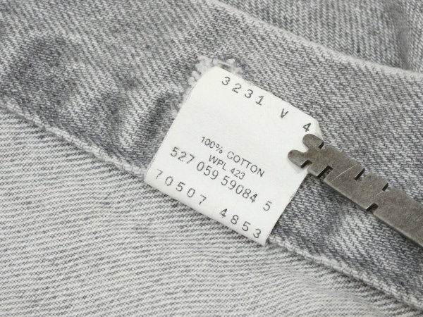画像13: 80s Levi's 70507-4853 YARN DYED GRAY DENIM JACKET GJ MADE IN USA (13)