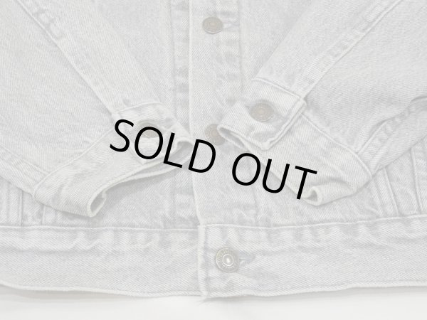 画像9: 80s Levi's 70507-4853 YARN DYED GRAY DENIM JACKET GJ MADE IN USA (9)