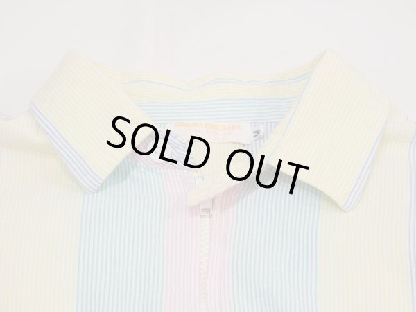 画像4: 70s 80s BROOKS BROTHERS SEERSUCKER MULTI STRIPE SWING TOP MADE IN USA (4)