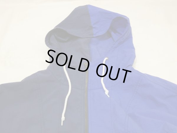 画像4: 90s OLD GAP TWO TONE BICOLOR NYLON ANORAK PULLOVER PARKA (4)