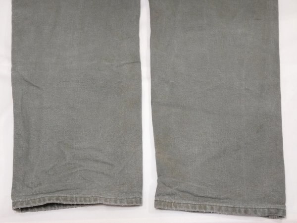 画像13: 10s Carhartt DOUBLE KNEE DUCK PAINTER WORK PANTS MOSS GREEN (13)