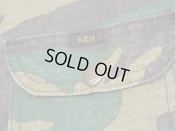 画像6: 70s Key IMPERIAL WOODLAND CAMO HUNTING CHORE JACKET COVERALL (6)