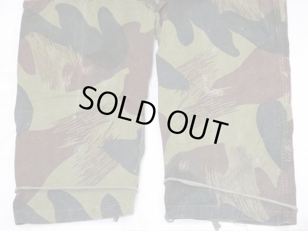 画像15: 50s BELGIAN MILITARY BRASHSTROKE CAMO OVER TROUSERS PANTS   (15)