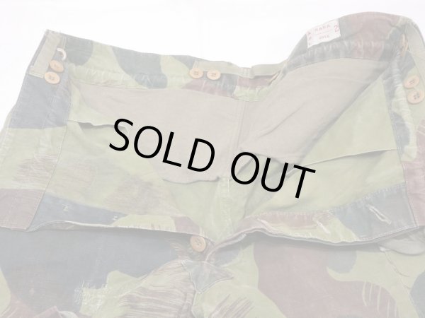 画像6: 50s BELGIAN MILITARY BRASHSTROKE CAMO OVER TROUSERS PANTS   (6)
