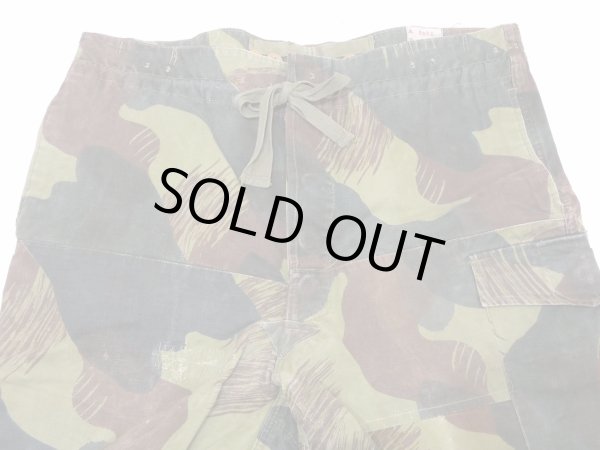 画像4: 50s BELGIAN MILITARY BRASHSTROKE CAMO OVER TROUSERS PANTS   (4)
