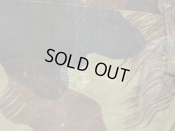 画像8: 50s BELGIAN MILITARY BRASHSTROKE CAMO OVER TROUSERS PANTS   (8)