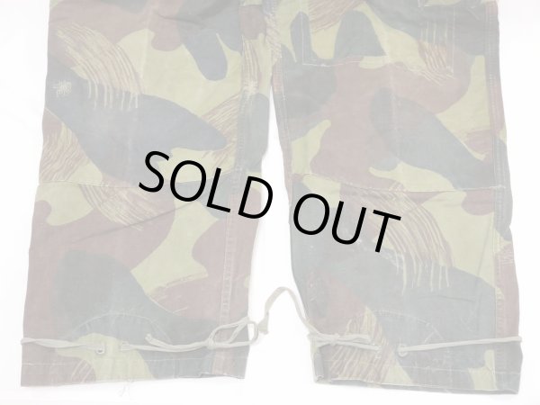 画像11: 50s BELGIAN MILITARY BRASHSTROKE CAMO OVER TROUSERS PANTS   (11)
