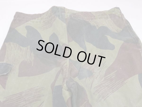 画像14: 50s BELGIAN MILITARY BRASHSTROKE CAMO OVER TROUSERS PANTS   (14)