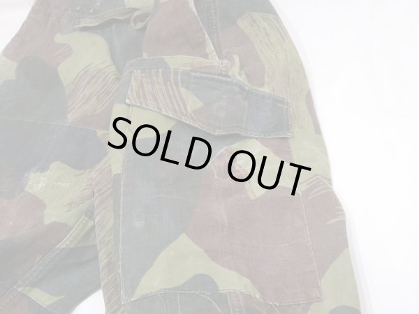 画像10: 50s BELGIAN MILITARY BRASHSTROKE CAMO OVER TROUSERS PANTS   (10)