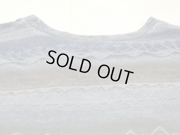 画像9: 80s Gramicci BORDER ALLOVER PRINT T-SHIRT MADE IN USA (9)