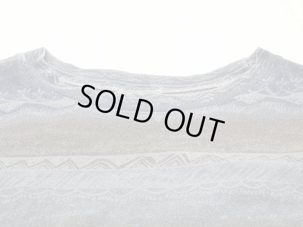 画像4: 80s Gramicci BORDER ALLOVER PRINT T-SHIRT MADE IN USA (4)