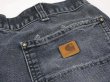画像12: 10s Carhartt DOUBLE KNEE BLACK DUCK PAINTER WORK PANTS SUPER FADE (12)