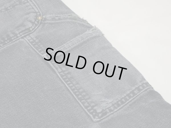 画像15: 10s Carhartt DOUBLE KNEE BLACK DUCK PAINTER WORK PANTS SUPER FADE (15)