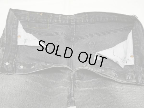 画像5: 90s Levi's 501 SULFUR DYE BLACK DENIM PANTS MADE IN FRANCE (5)