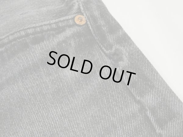 画像10: 90s Levi's 501 SULFUR DYE BLACK DENIM PANTS MADE IN FRANCE (10)