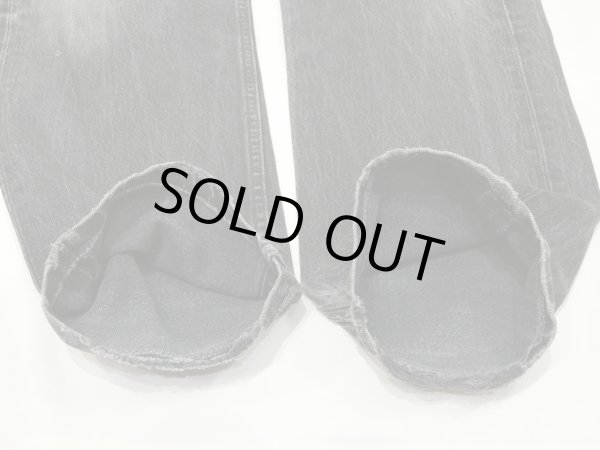 画像14: 90s Levi's 501 SULFUR DYE BLACK DENIM PANTS MADE IN FRANCE (14)