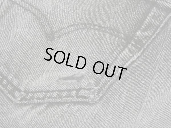 画像18: 90s Levi's 501 SULFUR DYE BLACK DENIM PANTS MADE IN FRANCE (18)