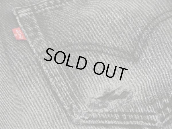 画像17: 90s Levi's 501 SULFUR DYE BLACK DENIM PANTS MADE IN FRANCE (17)