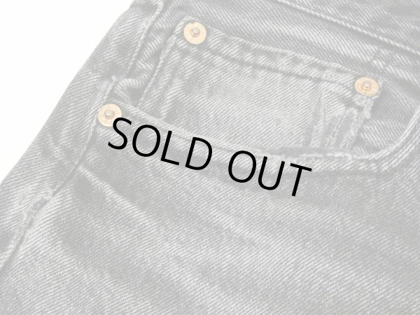 画像11: 90s Levi's 501 SULFUR DYE BLACK DENIM PANTS MADE IN FRANCE (11)