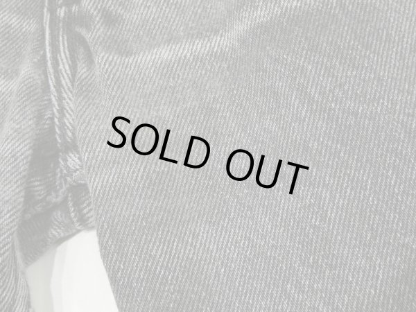 画像9: 90s Levi's 501 SULFUR DYE BLACK DENIM PANTS MADE IN FRANCE (9)