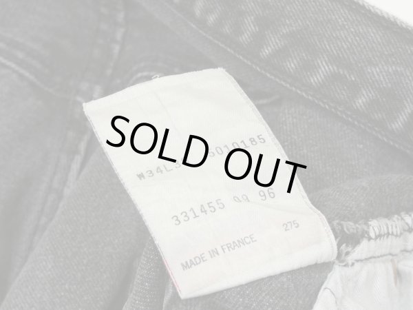 画像8: 90s Levi's 501 SULFUR DYE BLACK DENIM PANTS MADE IN FRANCE (8)