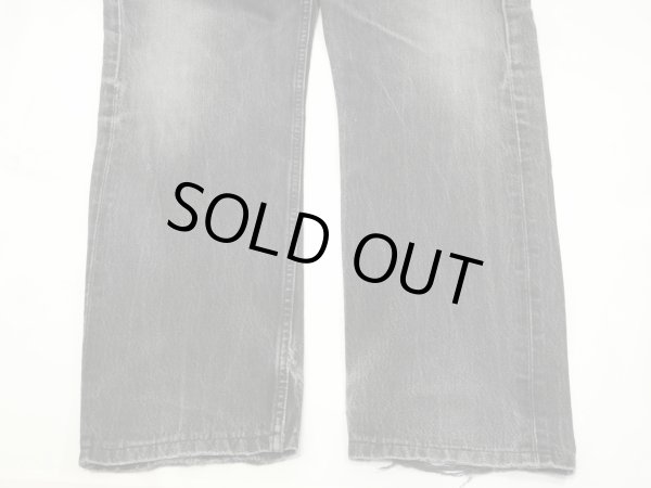 画像13: 90s Levi's 501 SULFUR DYE BLACK DENIM PANTS MADE IN FRANCE (13)