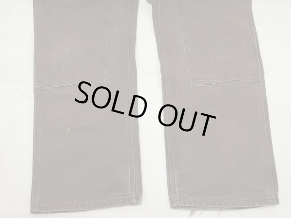 画像9: 10s Carhartt DOUBLE KNEE DUCK PAINTER WORK PANTS DARK BROWN MADE IN USA (9)
