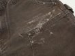 画像5: 10s Carhartt DOUBLE KNEE DUCK PAINTER WORK PANTS DARK BROWN MADE IN USA (5)