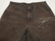 画像4: 10s Carhartt DOUBLE KNEE DUCK PAINTER WORK PANTS DARK BROWN MADE IN USA (4)