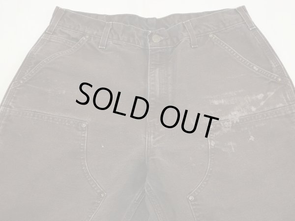 画像4: 10s Carhartt DOUBLE KNEE DUCK PAINTER WORK PANTS DARK BROWN MADE IN USA (4)