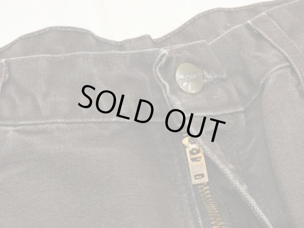 画像7: 10s Carhartt DOUBLE KNEE DUCK PAINTER WORK PANTS DARK BROWN MADE IN USA (7)