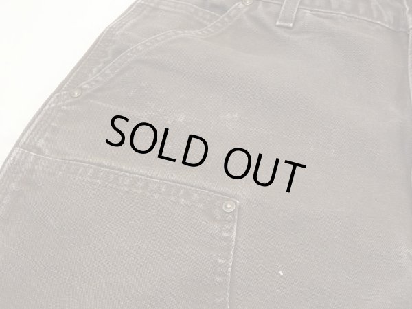 画像6: 10s Carhartt DOUBLE KNEE DUCK PAINTER WORK PANTS DARK BROWN MADE IN USA (6)