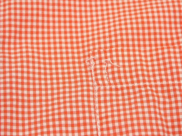 画像8: 〜 70s BROOKS BROTHERS POLO COLLAR GINGHAM CHECK S/S SHIRT (8)