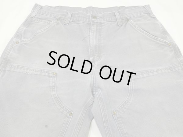 画像4: 10s Carhartt DOUBLE KNEE DUCK PAINTER WORK PANTS GRAVEL (4)