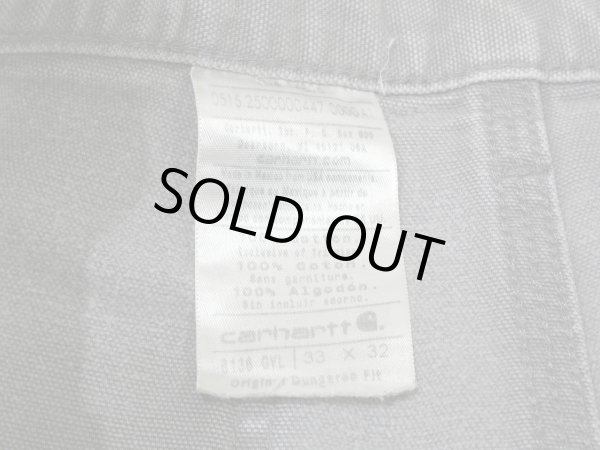 画像6: 10s Carhartt DOUBLE KNEE DUCK PAINTER WORK PANTS GRAVEL (6)