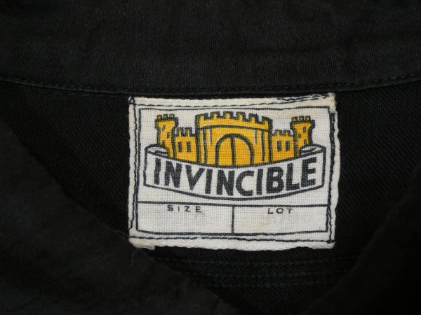 画像3: 〜 30s INVINCIBLE BLACK COTTON SATIN WORK SHIRT (3)