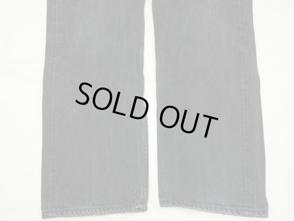 画像9: 90s 00s Levi's 501 SULFUR DYED BLACK DENIM PANTS MADE IN EURO (9)