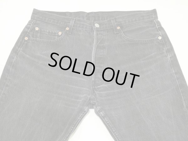 画像4: 90s 00s Levi's 501 SULFUR DYED BLACK DENIM PANTS MADE IN EURO (4)