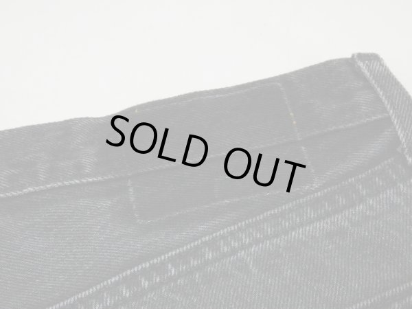 画像12: 90s 00s Levi's 501 SULFUR DYED BLACK DENIM PANTS MADE IN EURO (12)