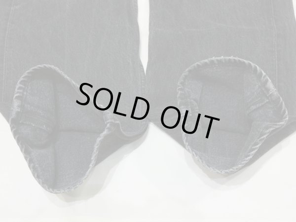 画像10: 90s 00s Levi's 501 SULFUR DYED BLACK DENIM PANTS MADE IN EURO (10)