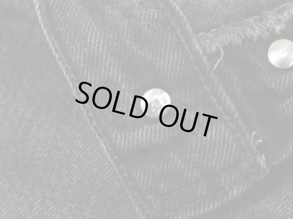 画像5: 90s 00s Levi's 501 SULFUR DYED BLACK DENIM PANTS MADE IN EURO (5)