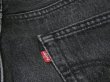 画像13: 90s 00s Levi's 501 SULFUR DYED BLACK DENIM PANTS MADE IN EURO (13)